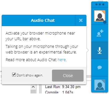 Audio chat